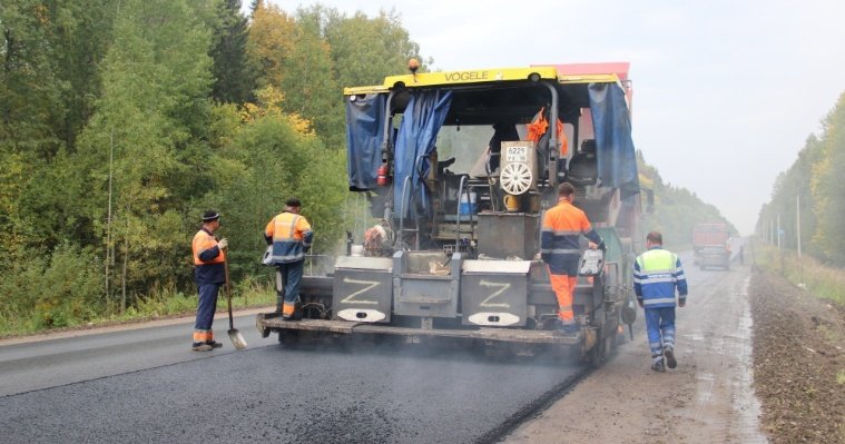 Дорожные работы на трассе «Ижевск – Ува» завершатся в Удмуртии до конца октября