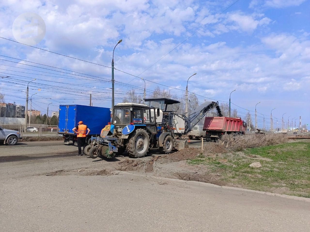 На двух улицах Ижевска стартовал ремонт дорог