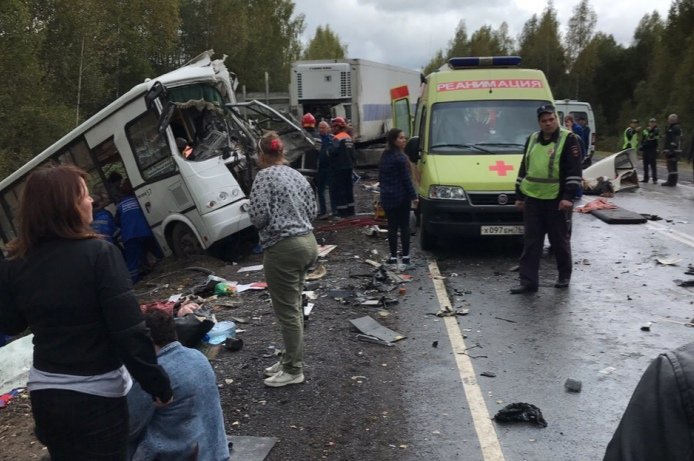 Девять человек погибли в ДТП в Ярославской области