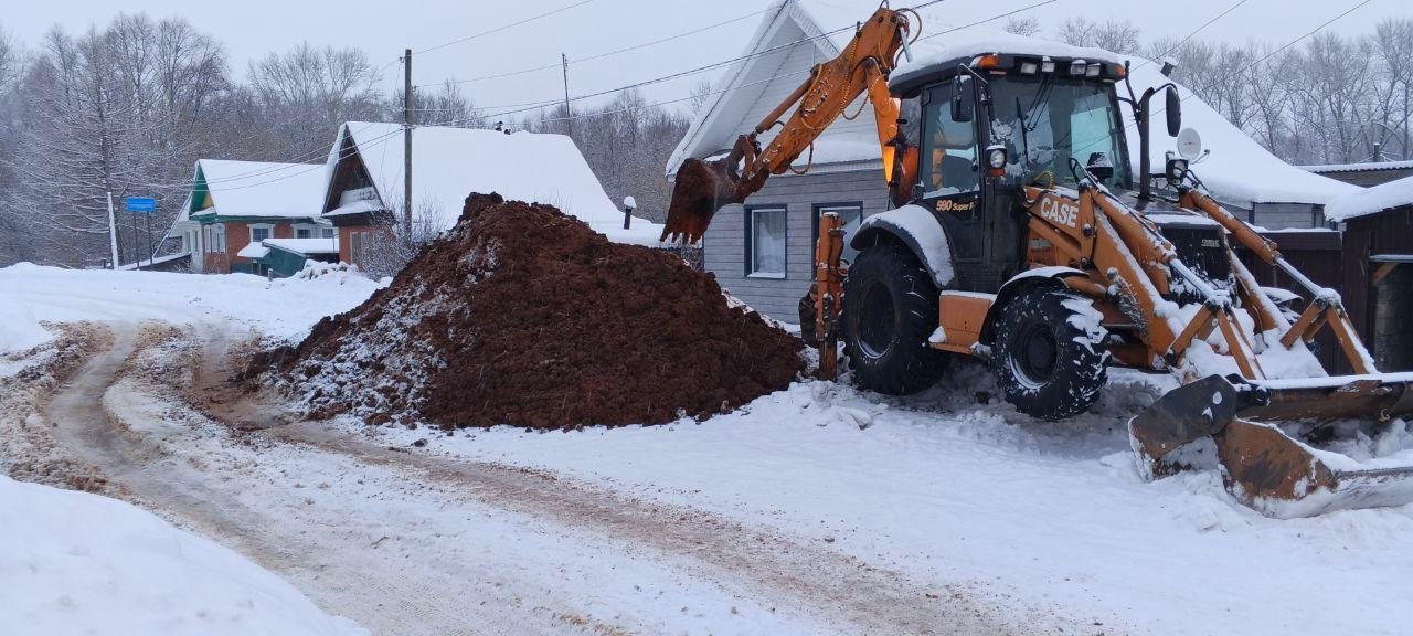 В деревне Курегово Малопургинского района произошёл двойной порыв на водопроводе