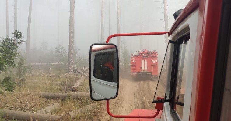 Пожарные Удмуртии продолжают участвовать в тушении заповедника в Мордовии