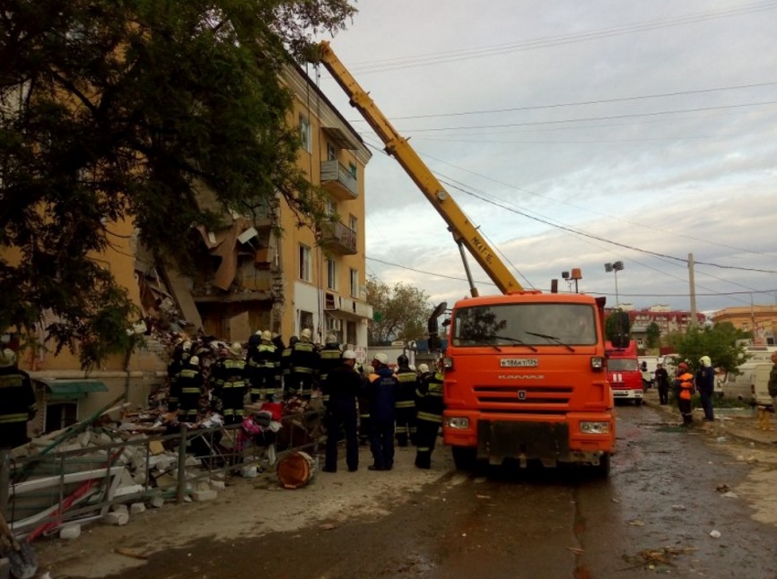 Взрыв газа в Волгограде
